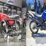 Yamaha Showcased RX100 Lander 250 MT-09 SP YZF-R7 at Bharat Mobility Global Expo 2025