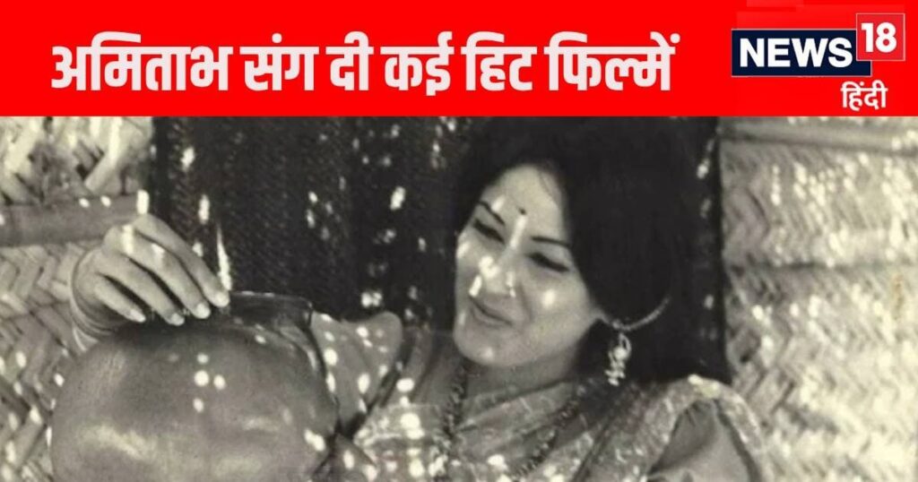 Who is this person seen with Moushumi Chatterjee? Formerly a dreaded villain of the industry, today his son rules Bollywood.