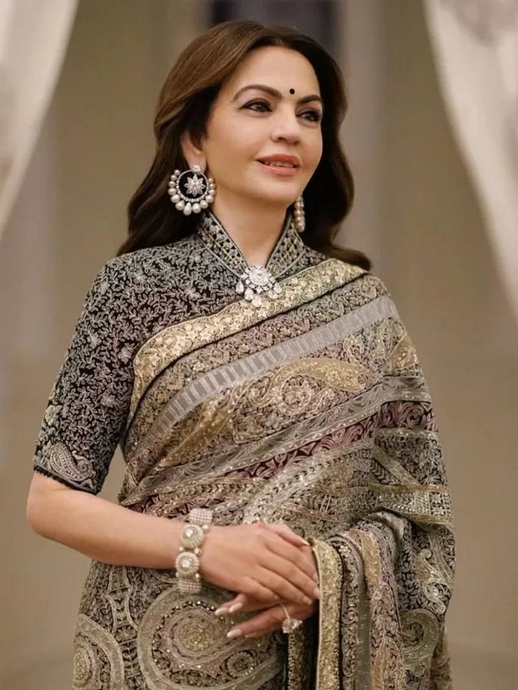 This special saree of Nita Ambani was ready in 1900 hours, stole the show at Trump's dinner