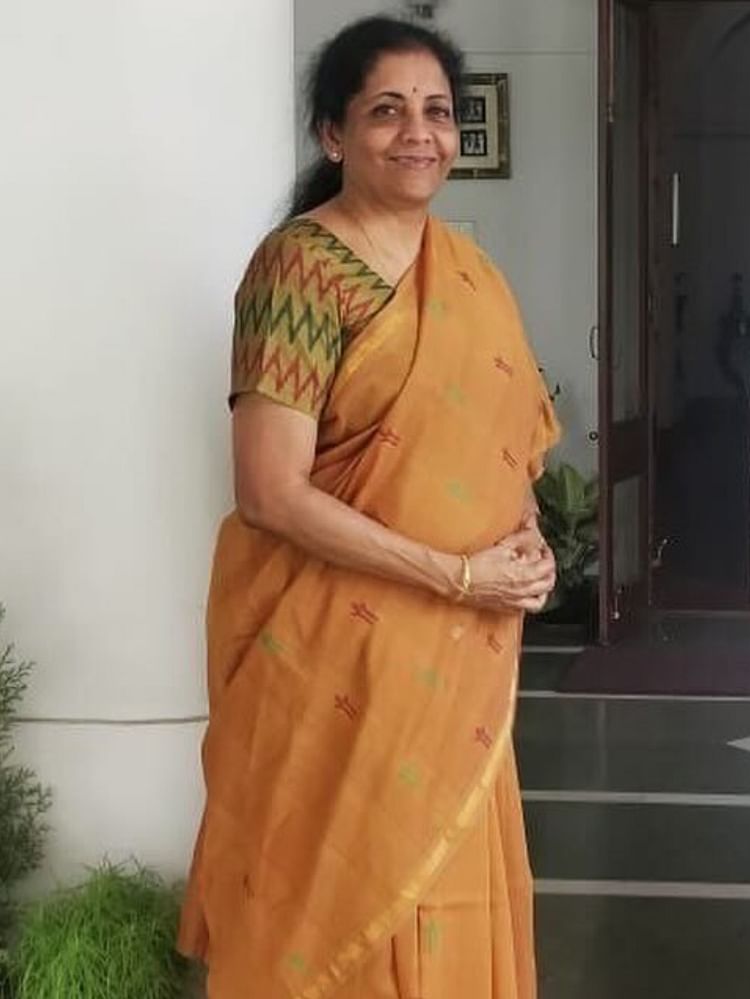 Nirmala Sitharaman, Finance Minister of the country likes to wear such saris