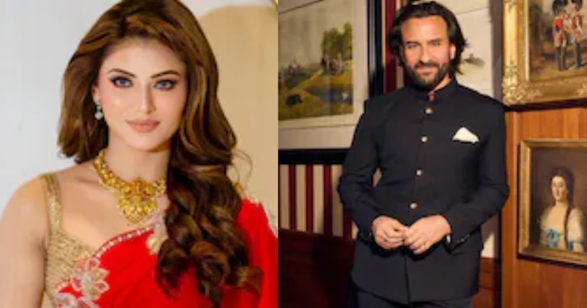 Urvashi Rautela apologized to Saif Ali Khan when he was scolded, ‘I am very embarrassed, please forgive me’