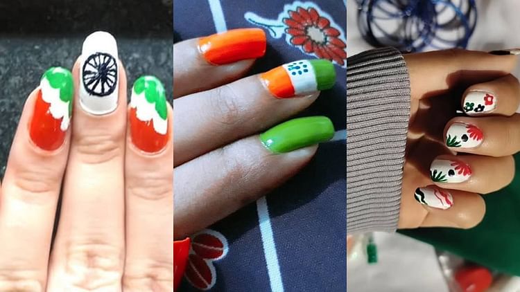 Republic Day 2025 Tiranga Color Nail Art Ideas See The Pictures Including All The Details Disprj - Amar Ujala Hindi News Live