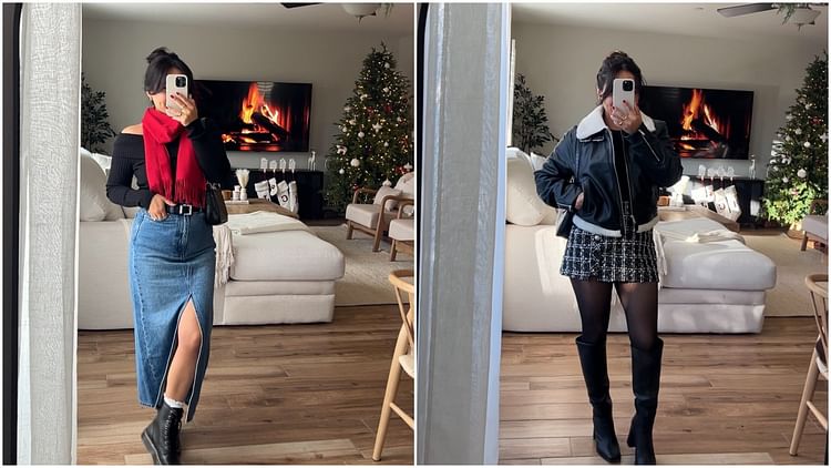 Gen Z Winter Fashion Tips For Stylish Look With Sweater, Boots, Stockings And Scarves - Amar Ujala Hindi News Live